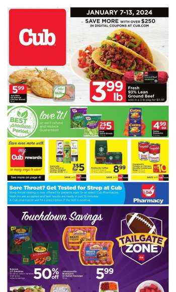Cub Foods Flyer - 01/07/2024 - 01/13/2024.