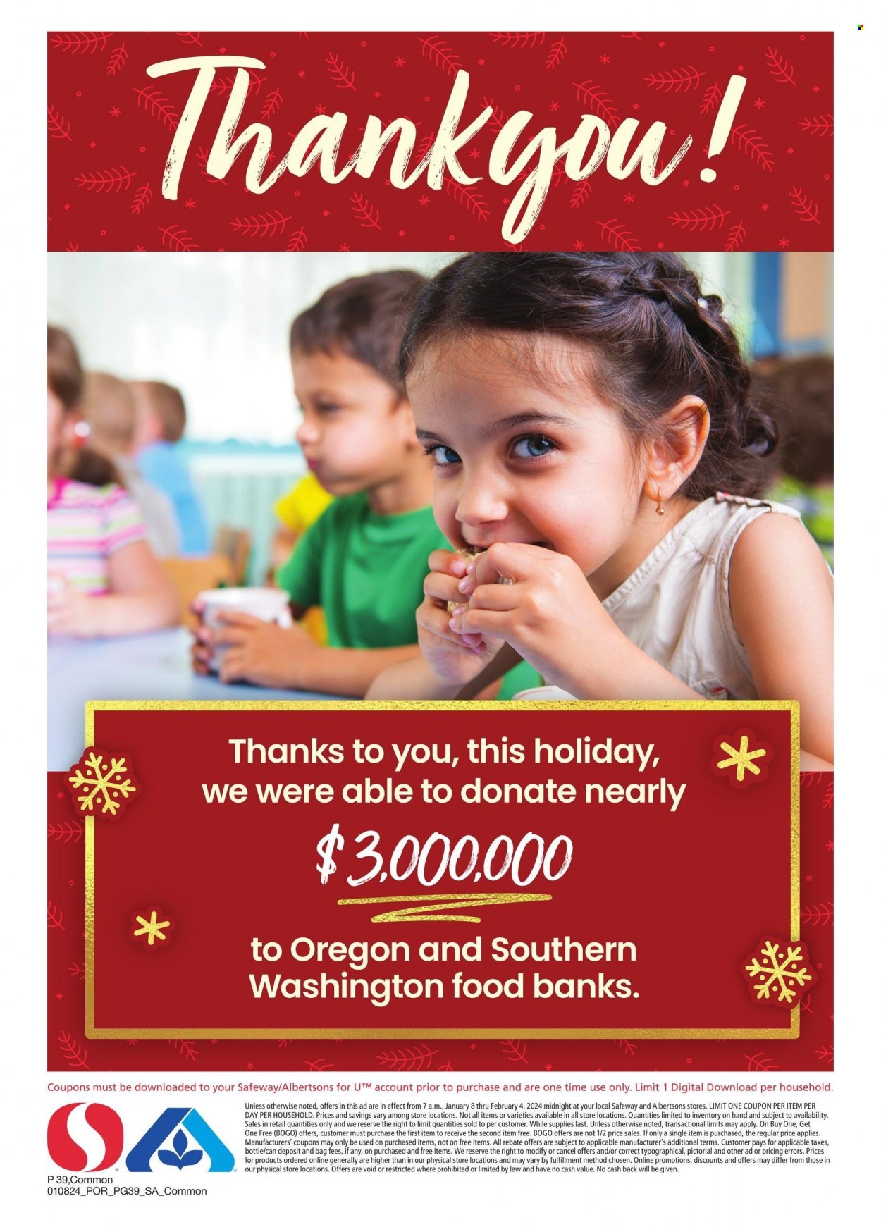 Safeway ad - 01/08/2024 - 02/04/2024. Page 39