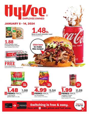 Hy-Vee Flyer - 01/08/2024 - 01/14/2024.