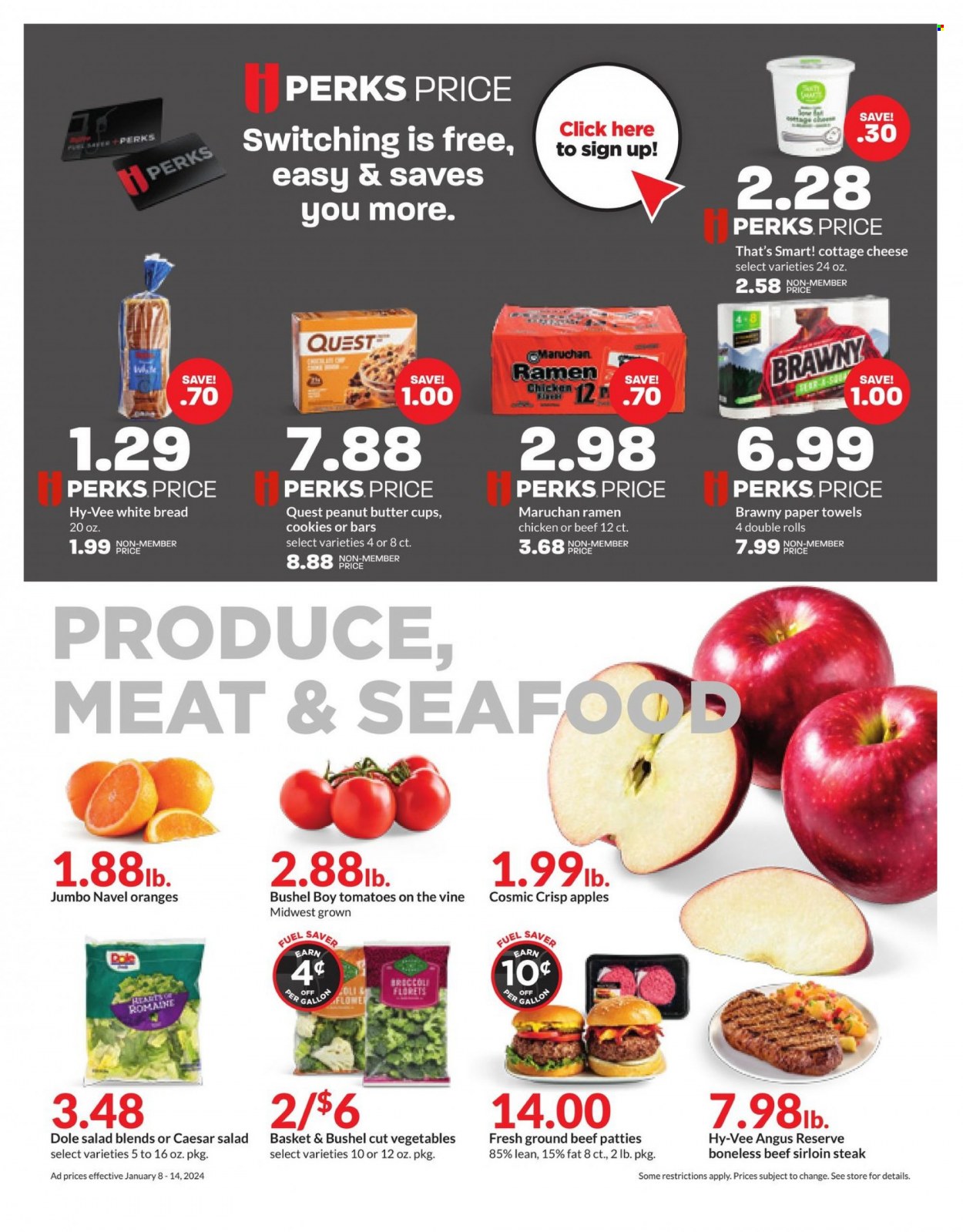 Hy-Vee ad - 01/08/2024 - 01/14/2024. Page 2