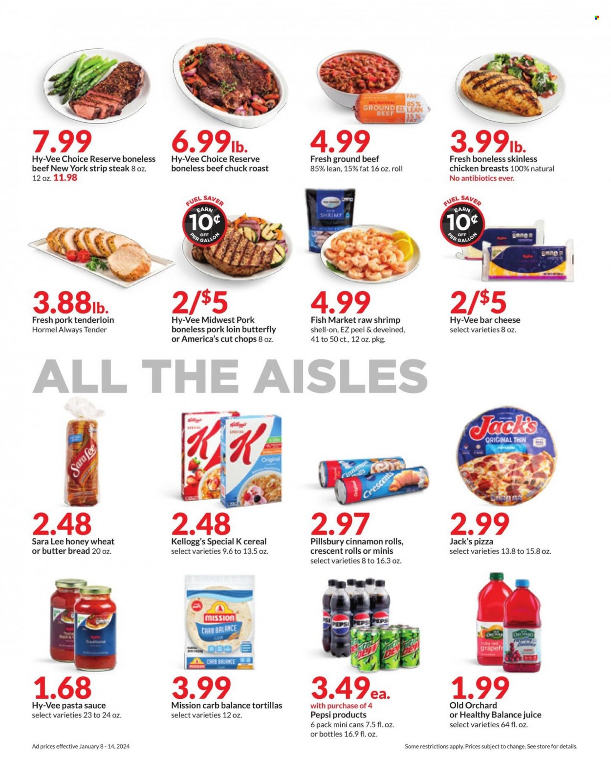 Hy-Vee ad - 01/08/2024 - 01/14/2024. Page 3
