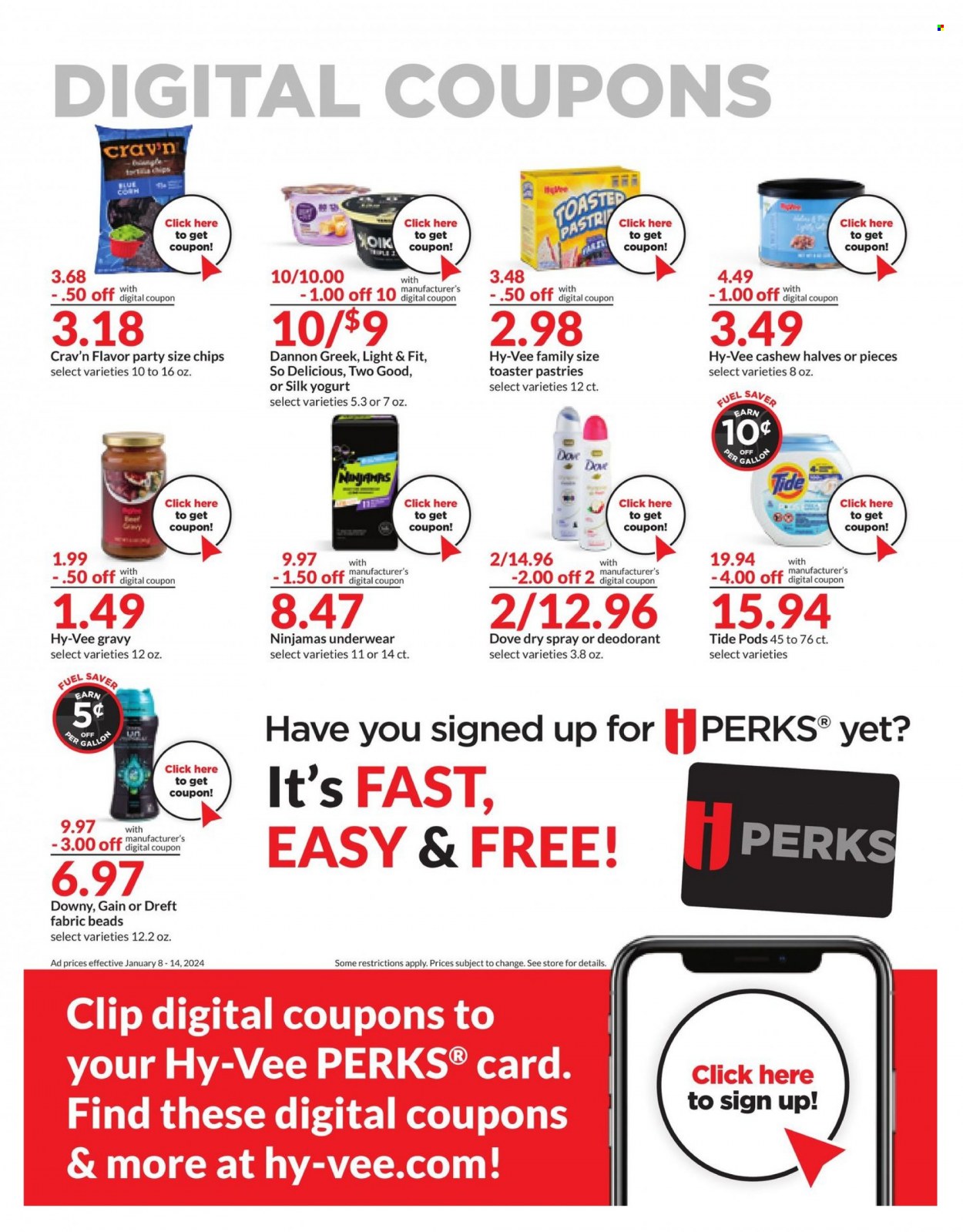 Hy-Vee ad - 01/08/2024 - 01/14/2024. Page 6