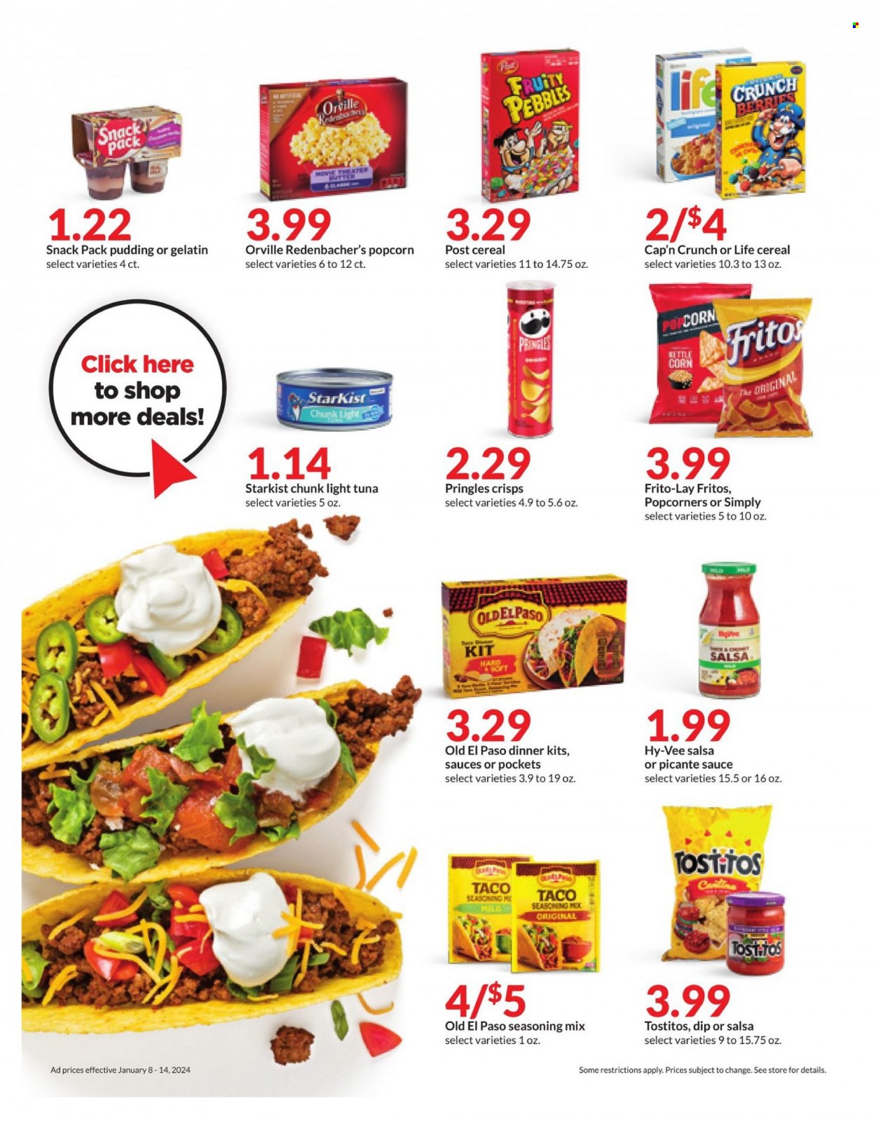 Hy-Vee ad - 01/08/2024 - 01/14/2024. Page 13
