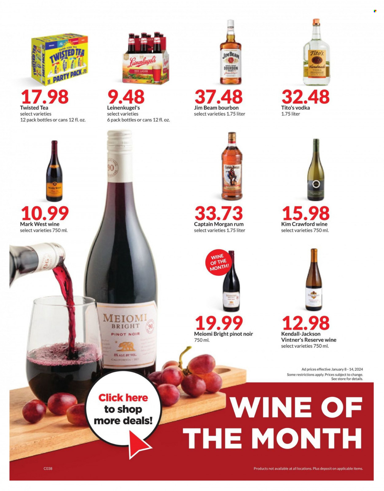 Hy-Vee ad - 01/08/2024 - 01/14/2024. Page 22