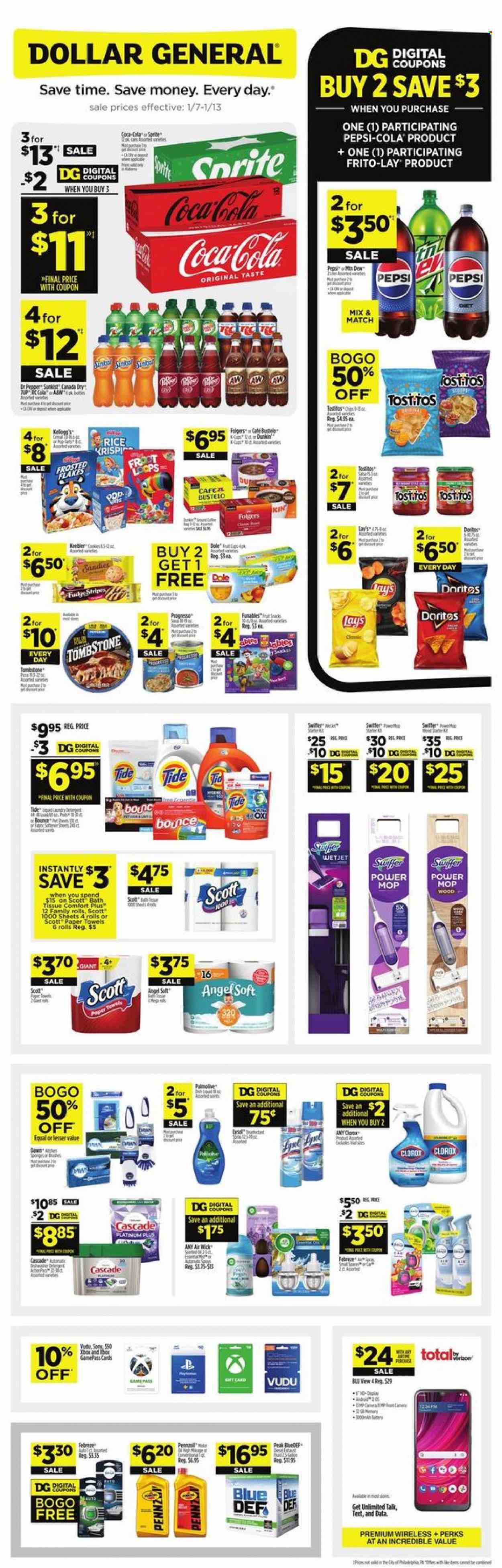 Dollar General ad - 01/07/2024 - 01/13/2024. Page 1