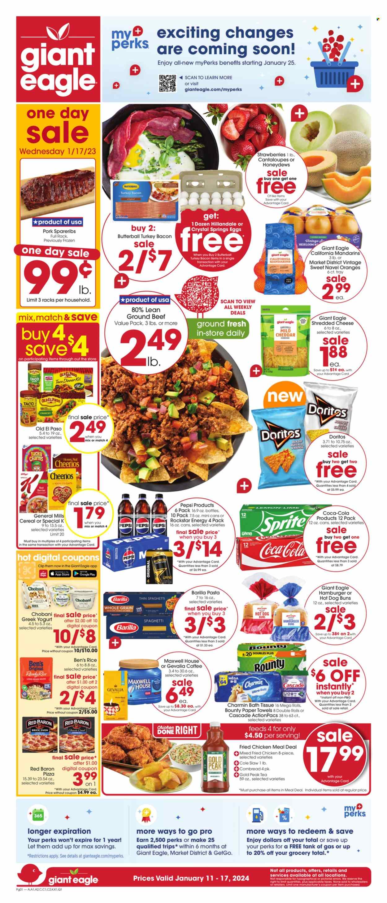 Giant Eagle ad - 01/11/2024 - 01/17/2024. Page 1
