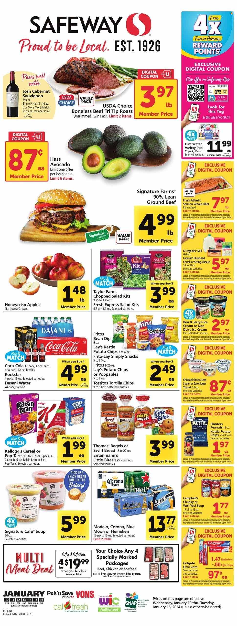 Safeway ad - 01/10/2024 - 01/16/2024. Page 1