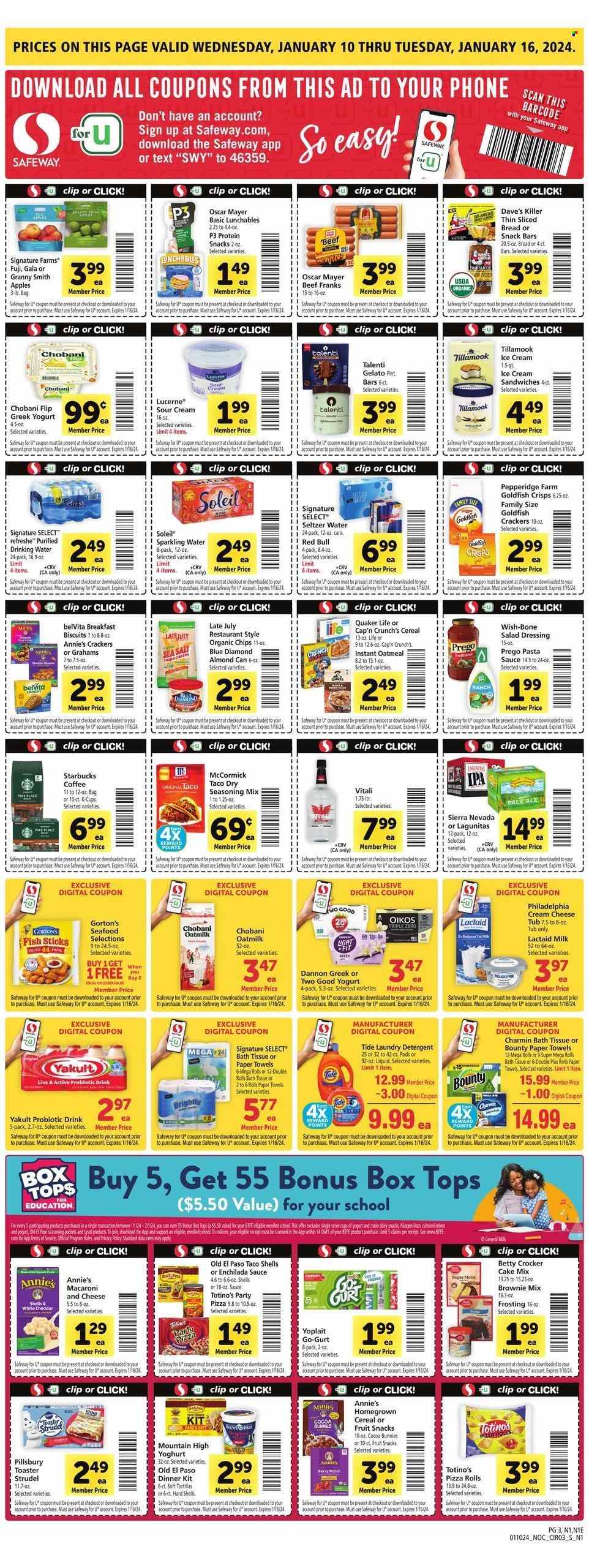 Safeway ad - 01/10/2024 - 01/16/2024. Page 3