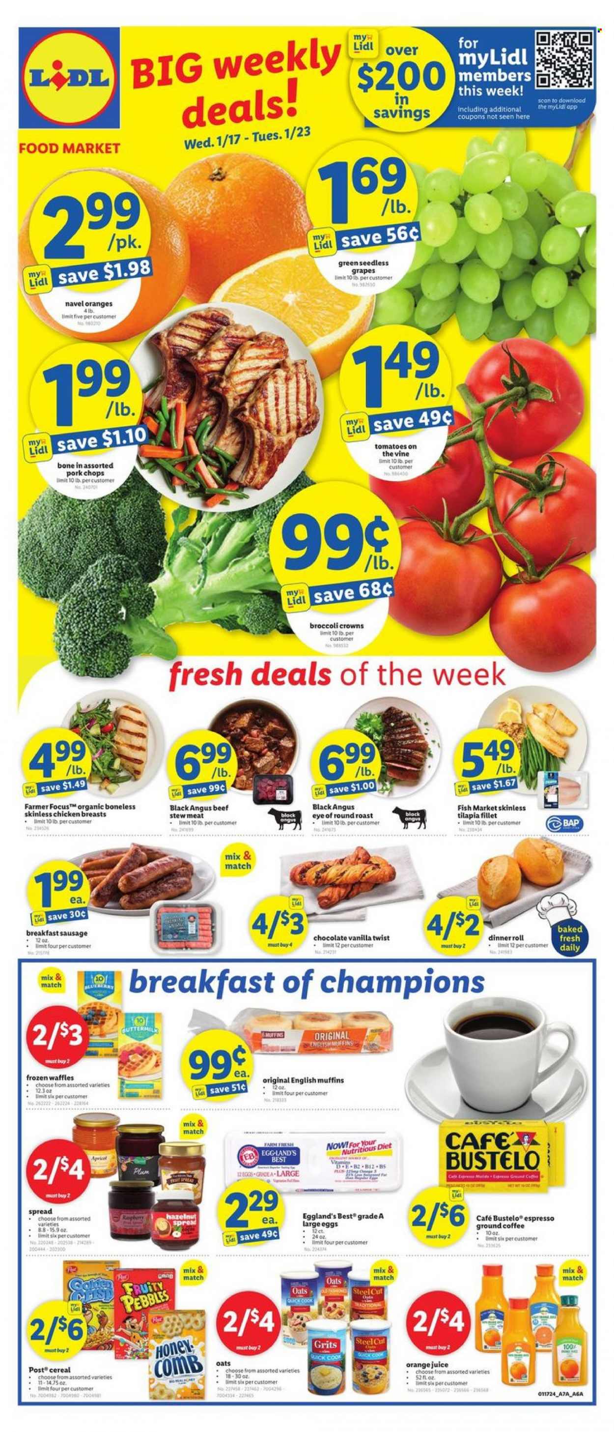 Lidl ad - 01/17/2024 - 01/23/2024. Page 1