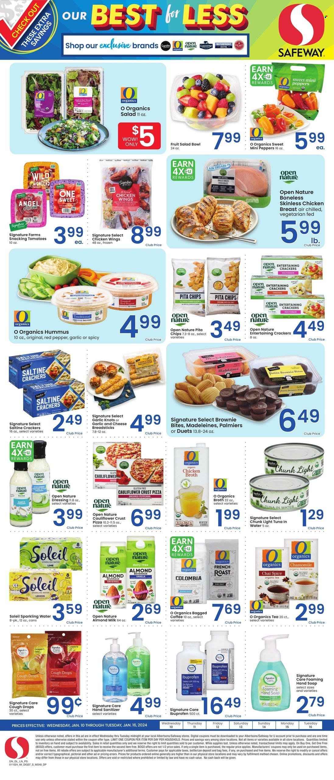 Safeway ad - 01/10/2024 - 01/16/2024. Page 1