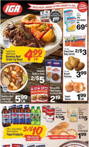IGA Flyer - 01/10/2024 - 01/16/2024.