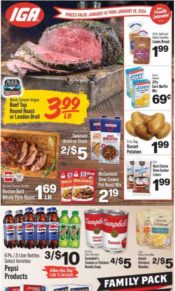IGA Flyer - 01/10/2024 - 01/16/2024.