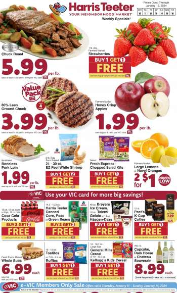 Harris Teeter Flyer - 01/10/2024 - 01/16/2024.