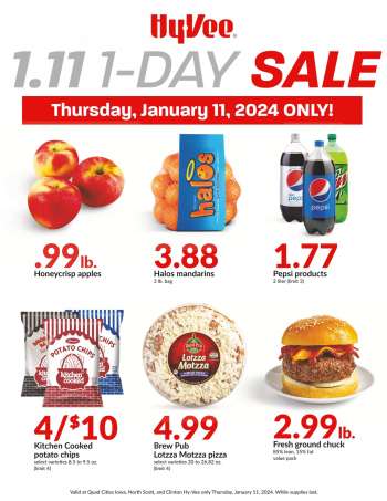 Hy-Vee Flyer - 01/11/2024 - 01/11/2024.