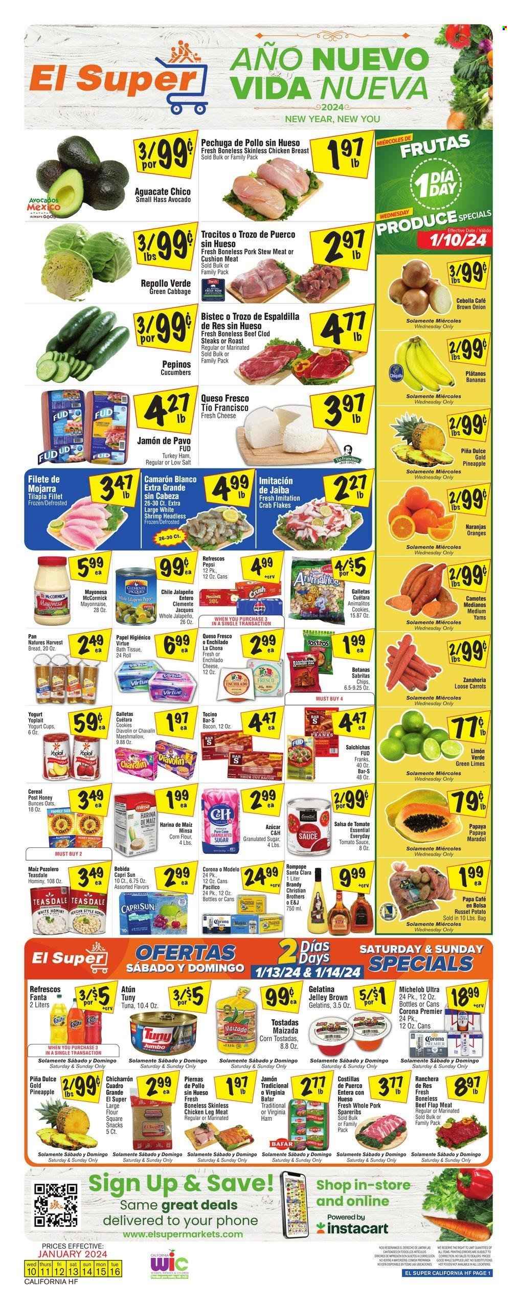 El Super ad - 01/10/2024 - 01/16/2024. Page 1