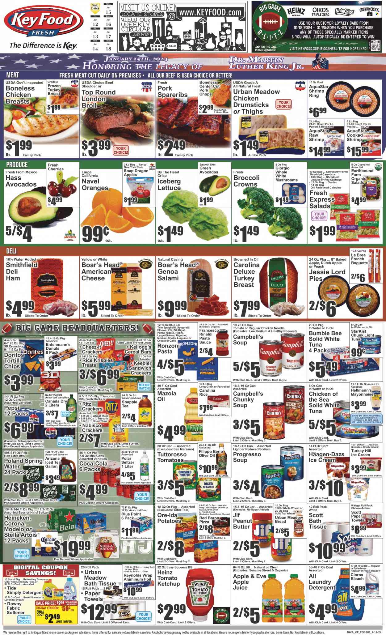 Key Food ad - 01/12/2024 - 01/18/2024. Page 1