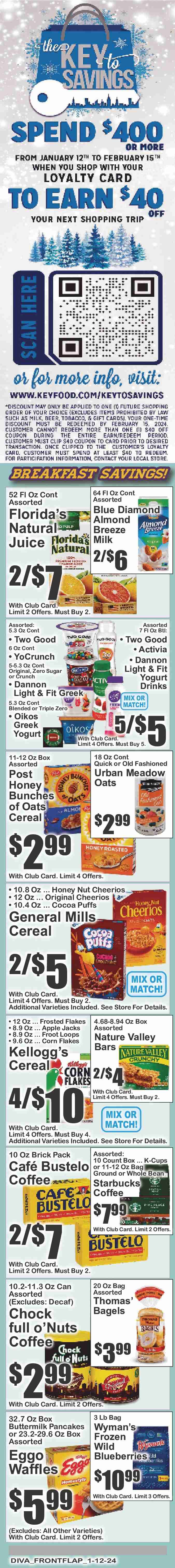 Key Food ad - 01/12/2024 - 01/18/2024. Page 7