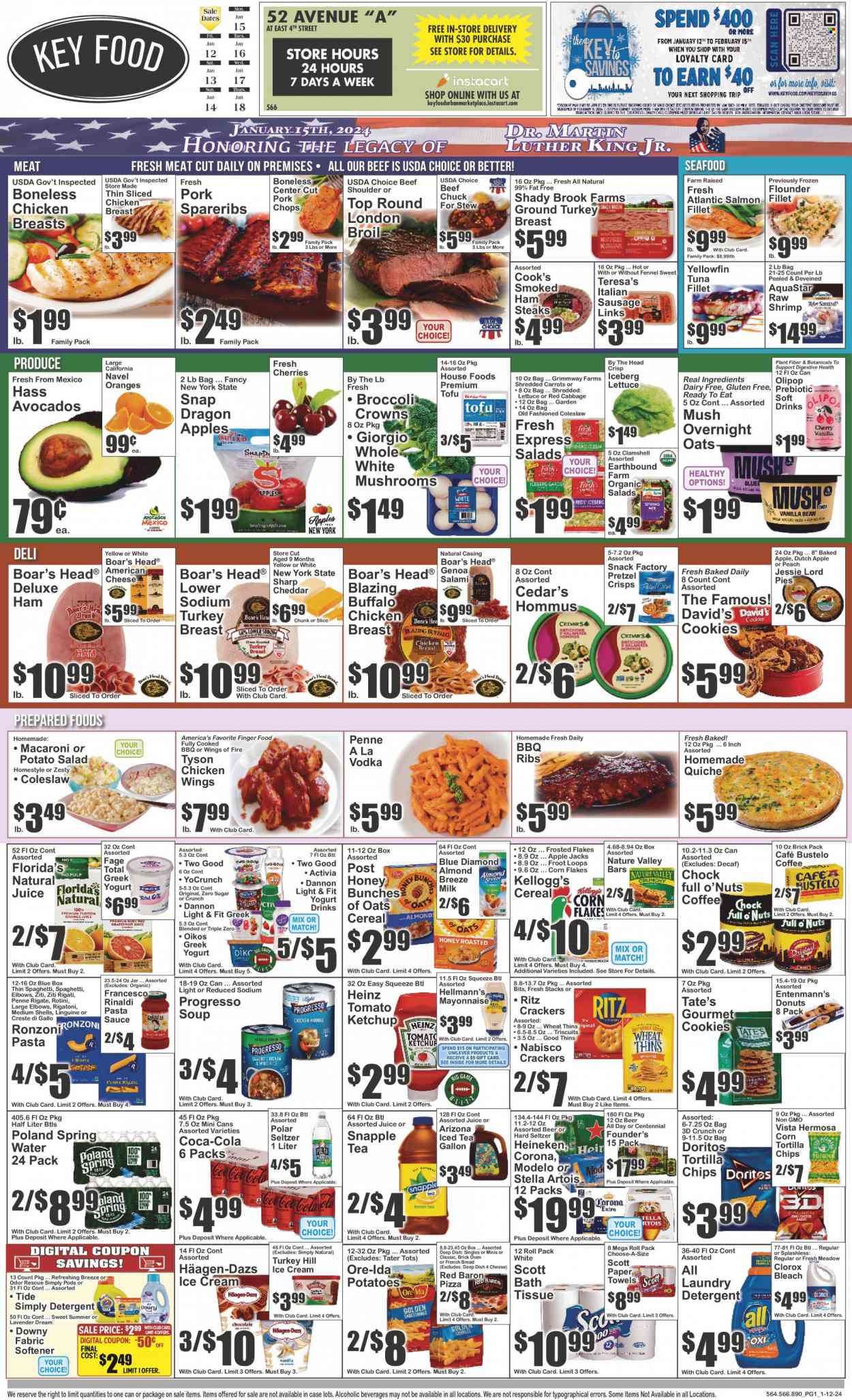 Key Food ad - 01/12/2024 - 01/18/2024. Page 1