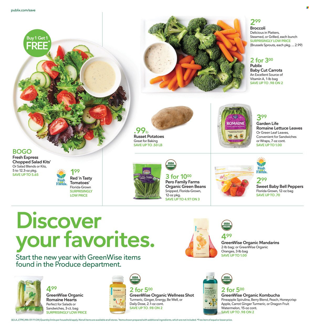 Publix ad - 01/11/2024 - 01/17/2024. Page 6