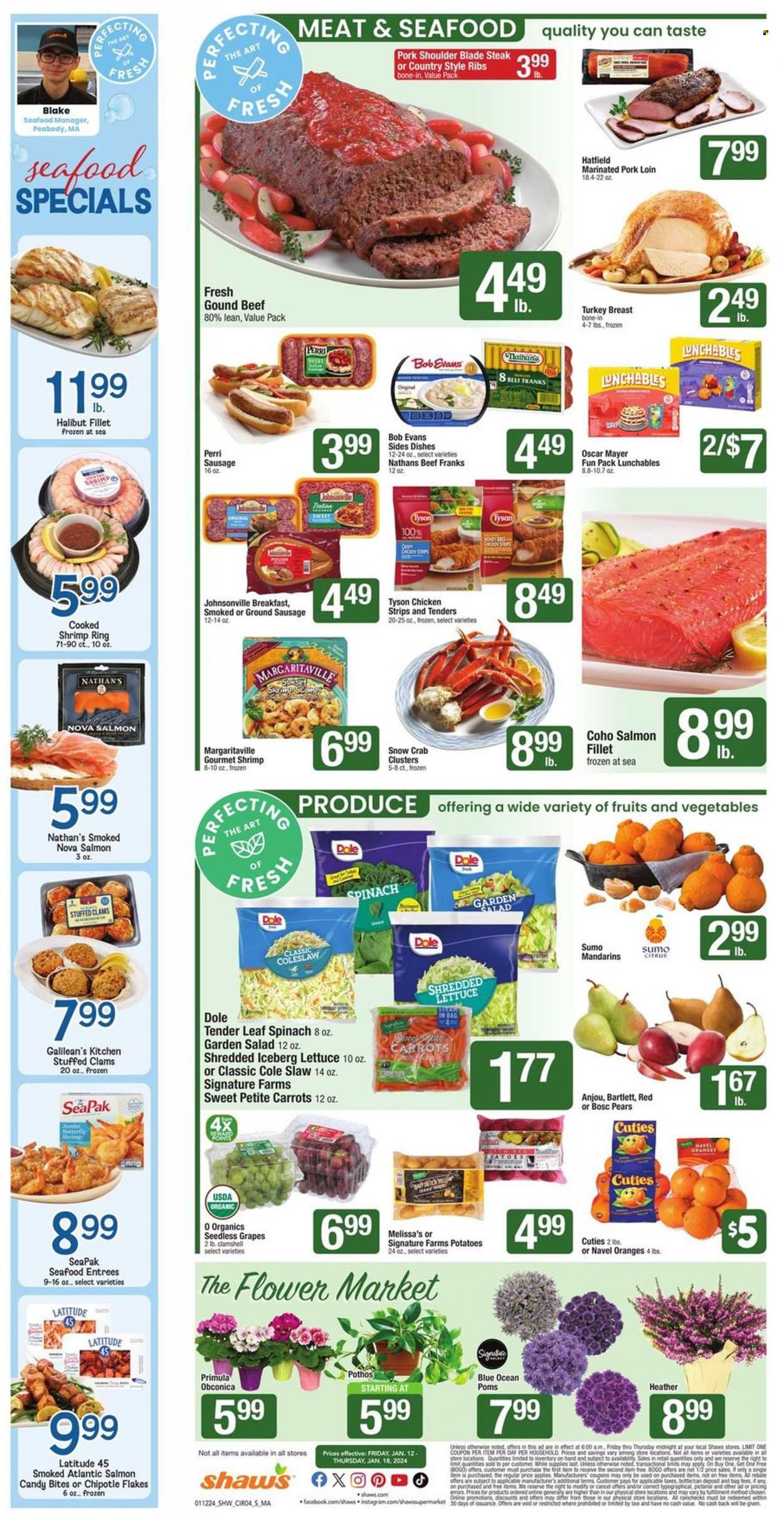 Shaw’s ad - 01/12/2024 - 01/18/2024. Page 4