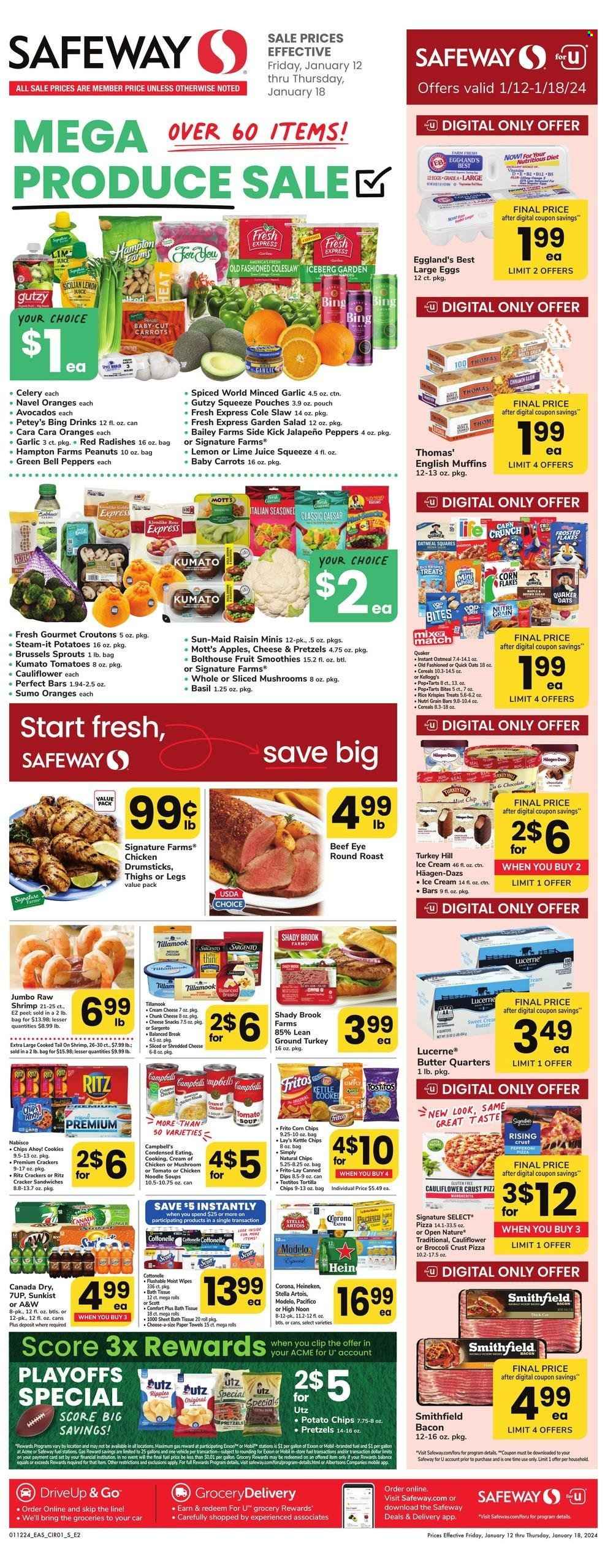 Safeway ad - 01/12/2024 - 01/18/2024. Page 1