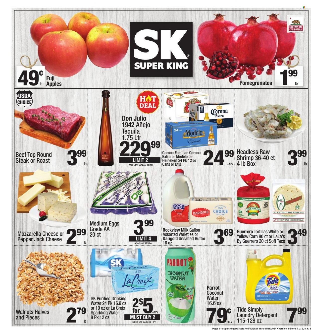 Super King Markets ad - 01/10/2024 - 01/16/2024. Page 1
