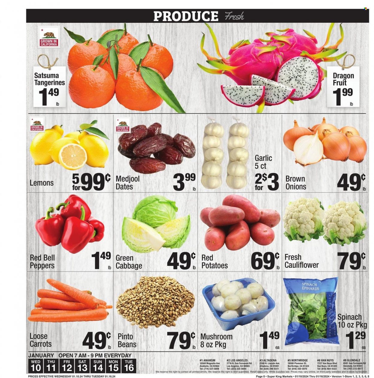 Super King Markets ad - 01/10/2024 - 01/16/2024. Page 8