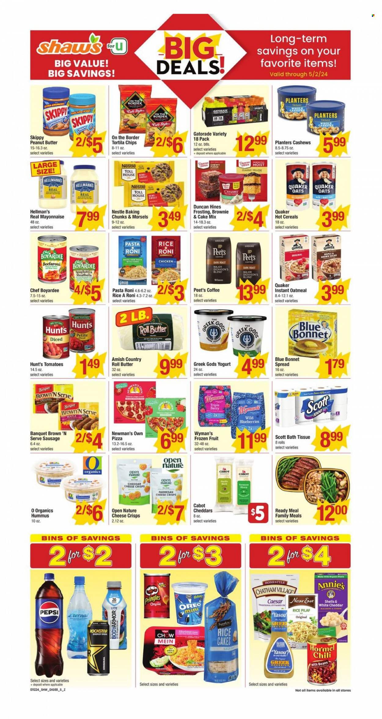 Shaw’s ad. Page 1
