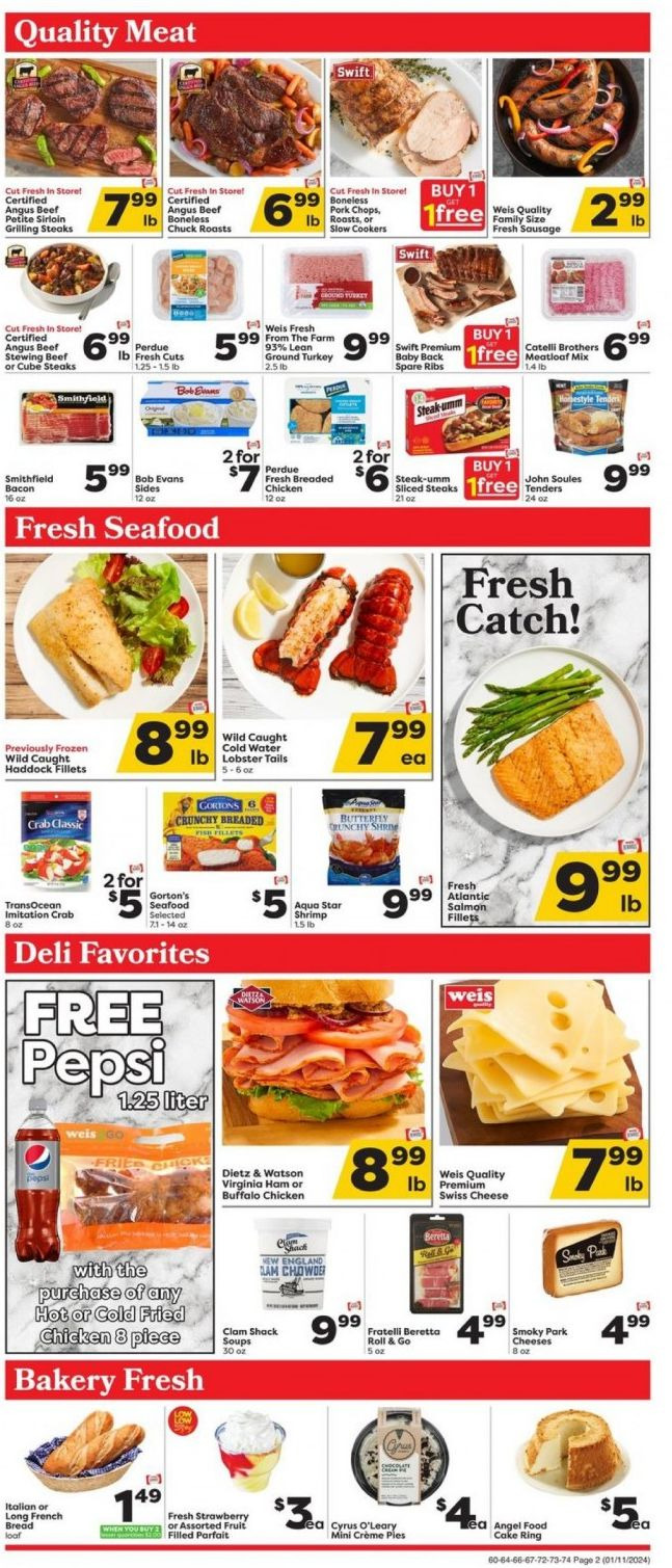 Weis ad - 01/11/2024 - 01/17/2024. Page 2