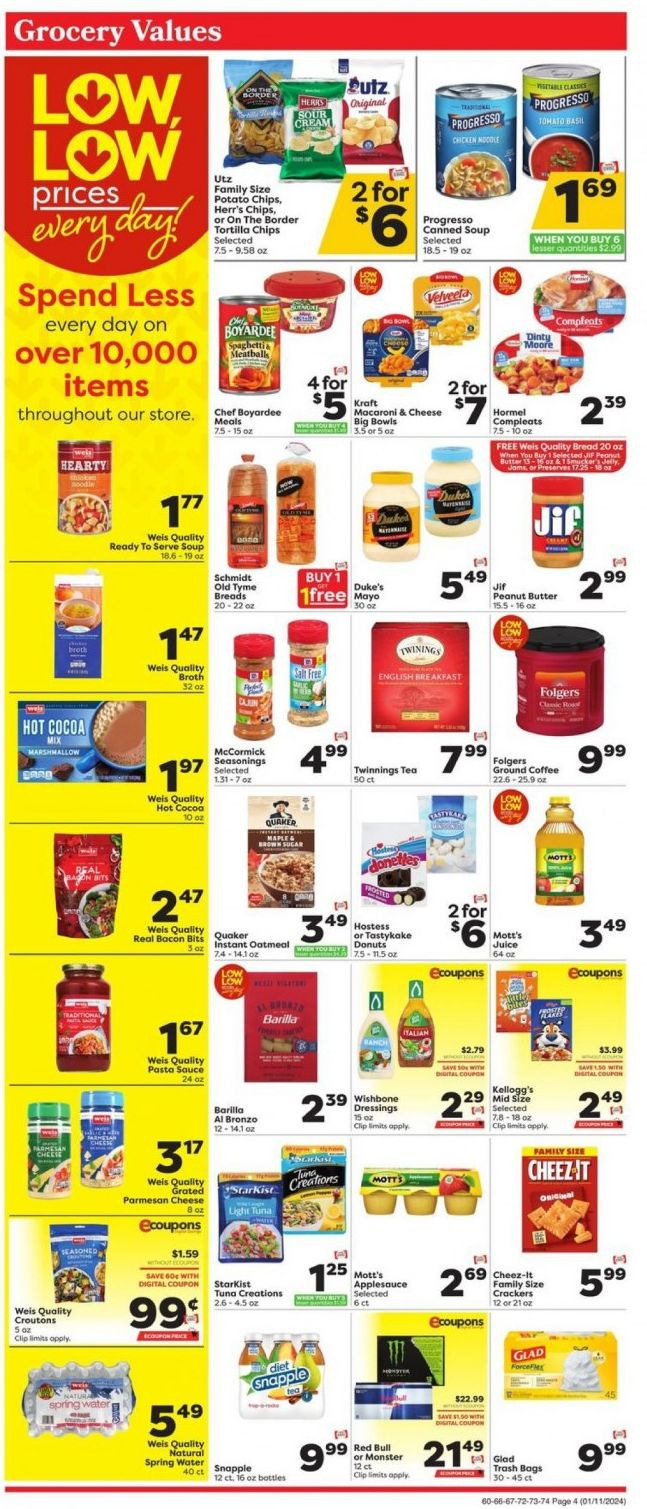 Weis ad - 01/11/2024 - 01/17/2024. Page 3
