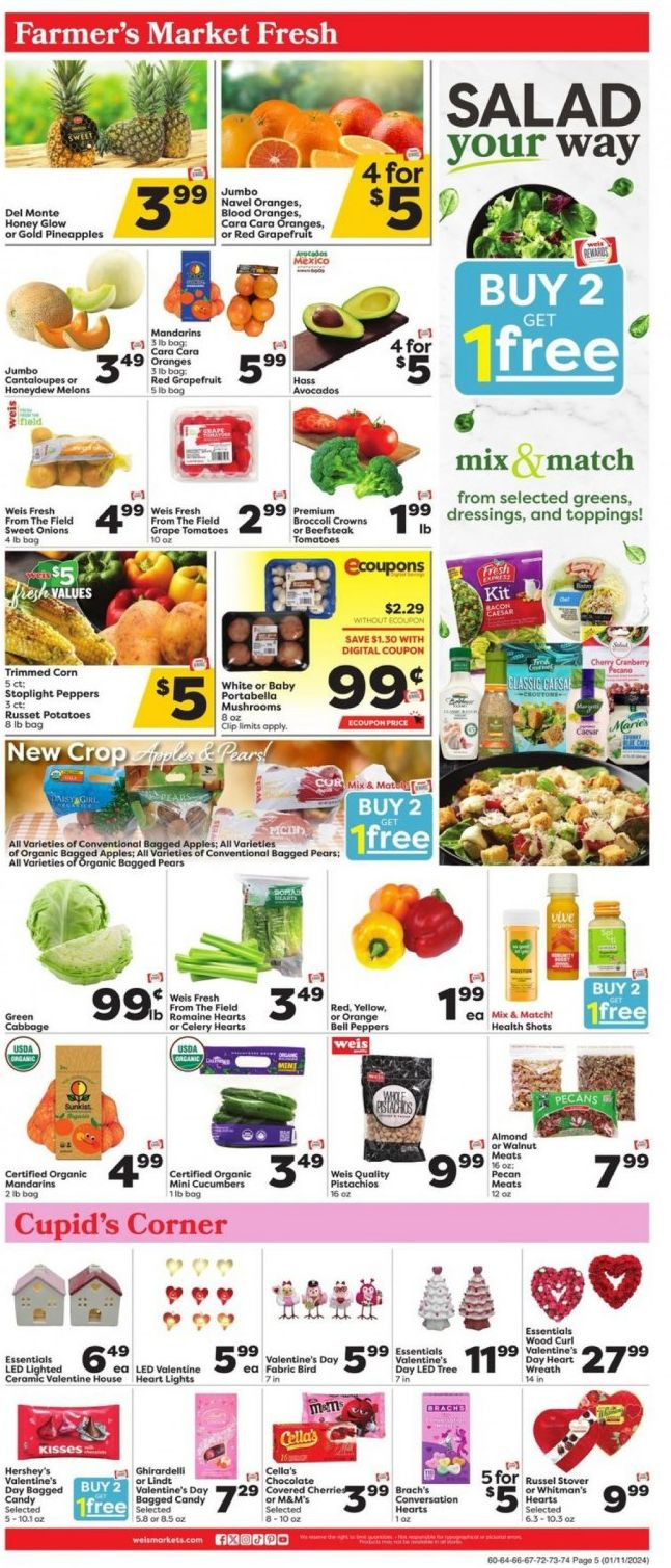 Weis ad - 01/11/2024 - 01/17/2024. Page 5