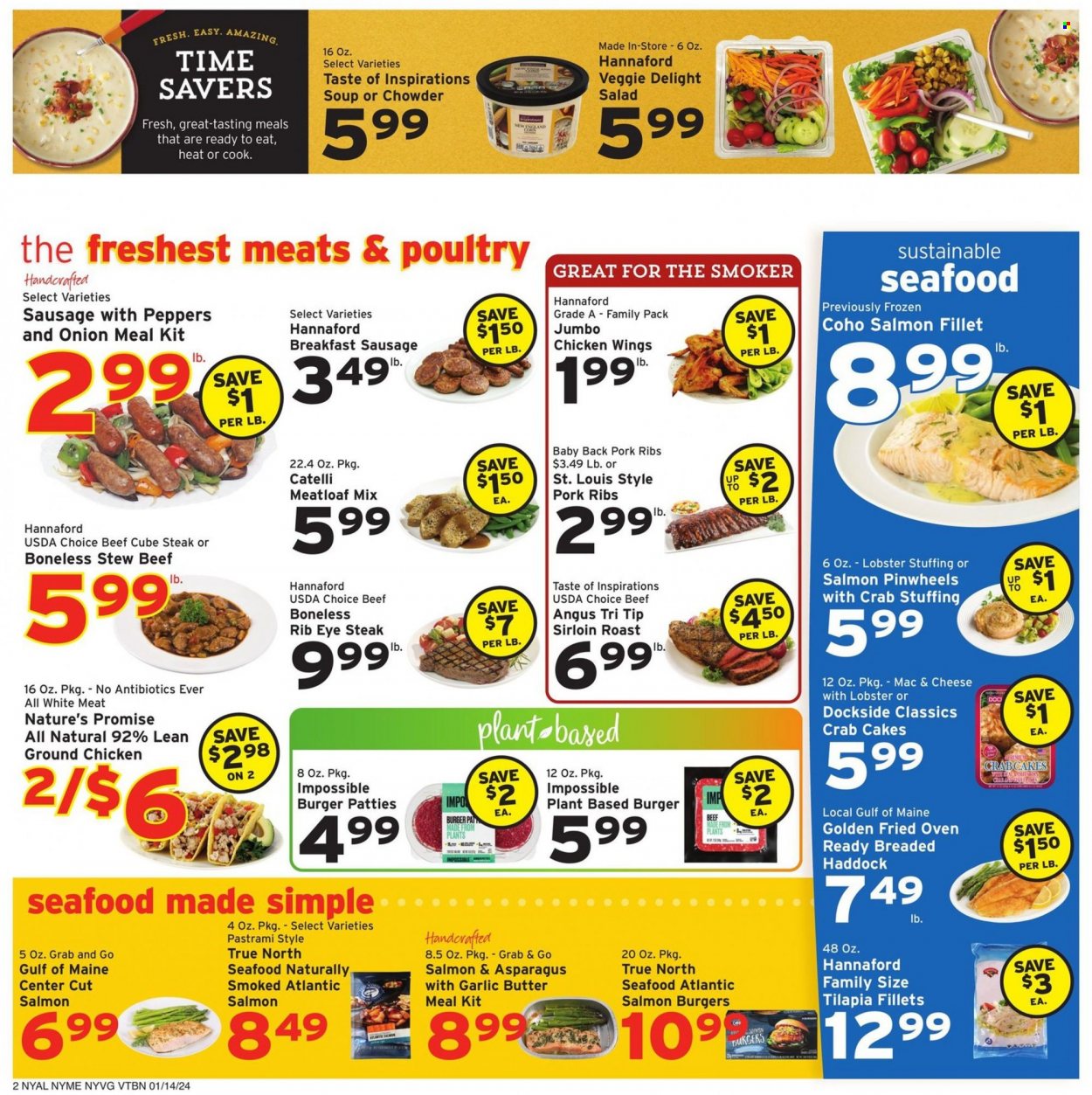 Hannaford ad - 01/14/2024 - 01/20/2024. Page 2