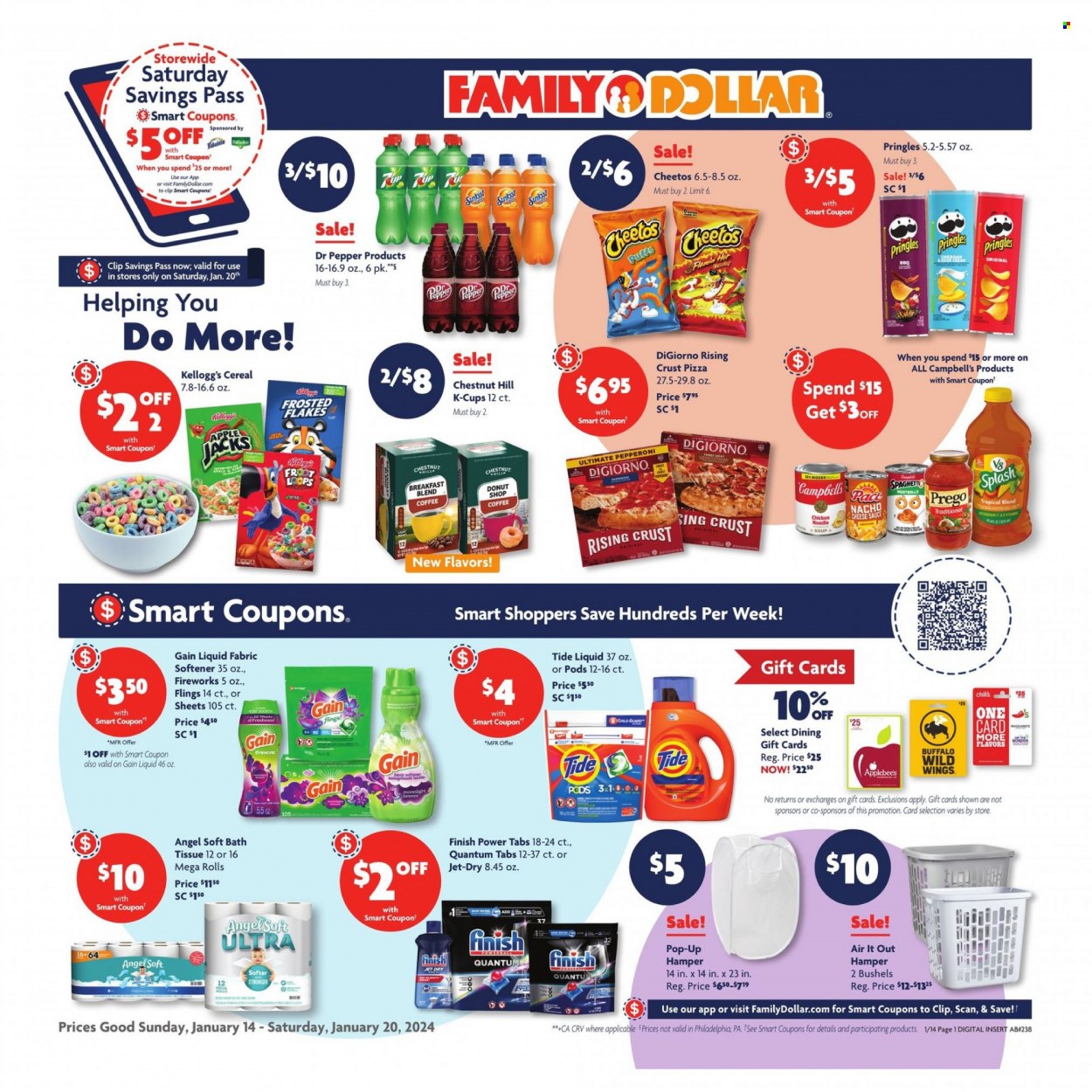 Family Dollar ad - 01/14/2024 - 01/20/2024. Page 1