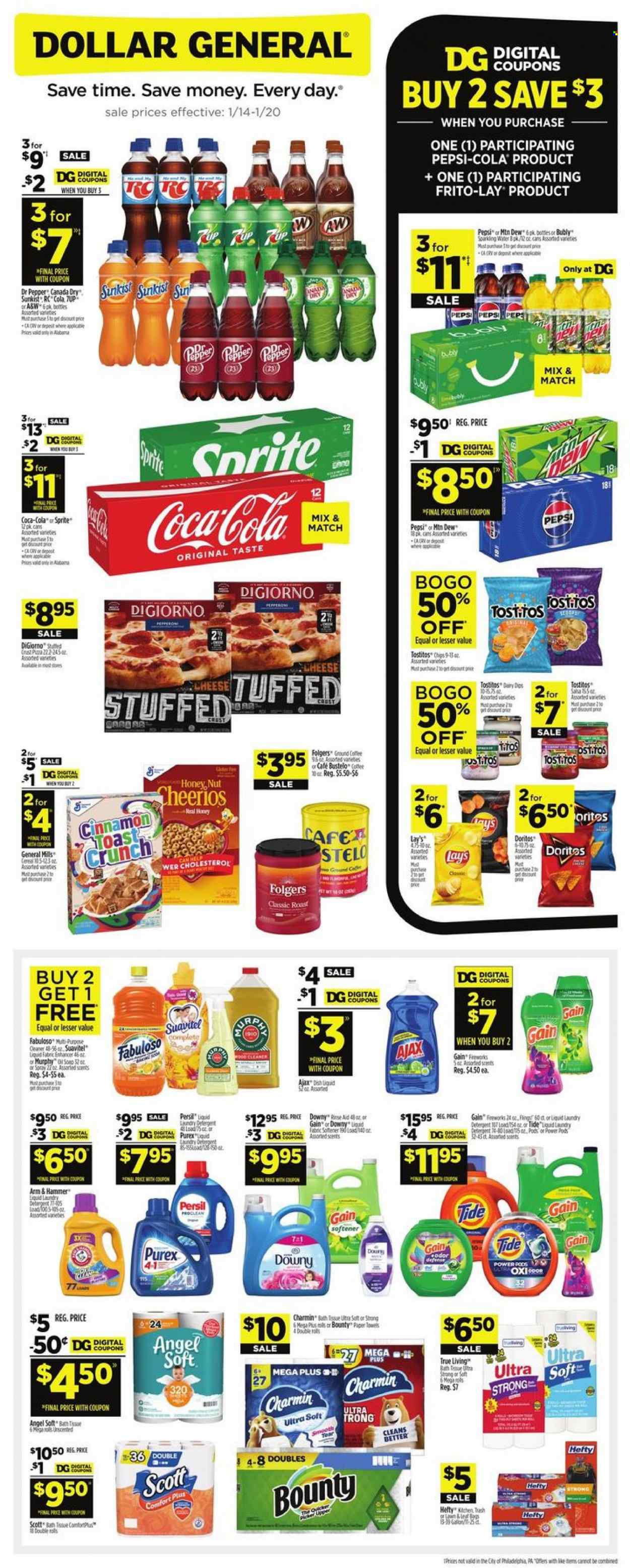 Dollar General ad - 01/14/2024 - 01/20/2024. Page 1