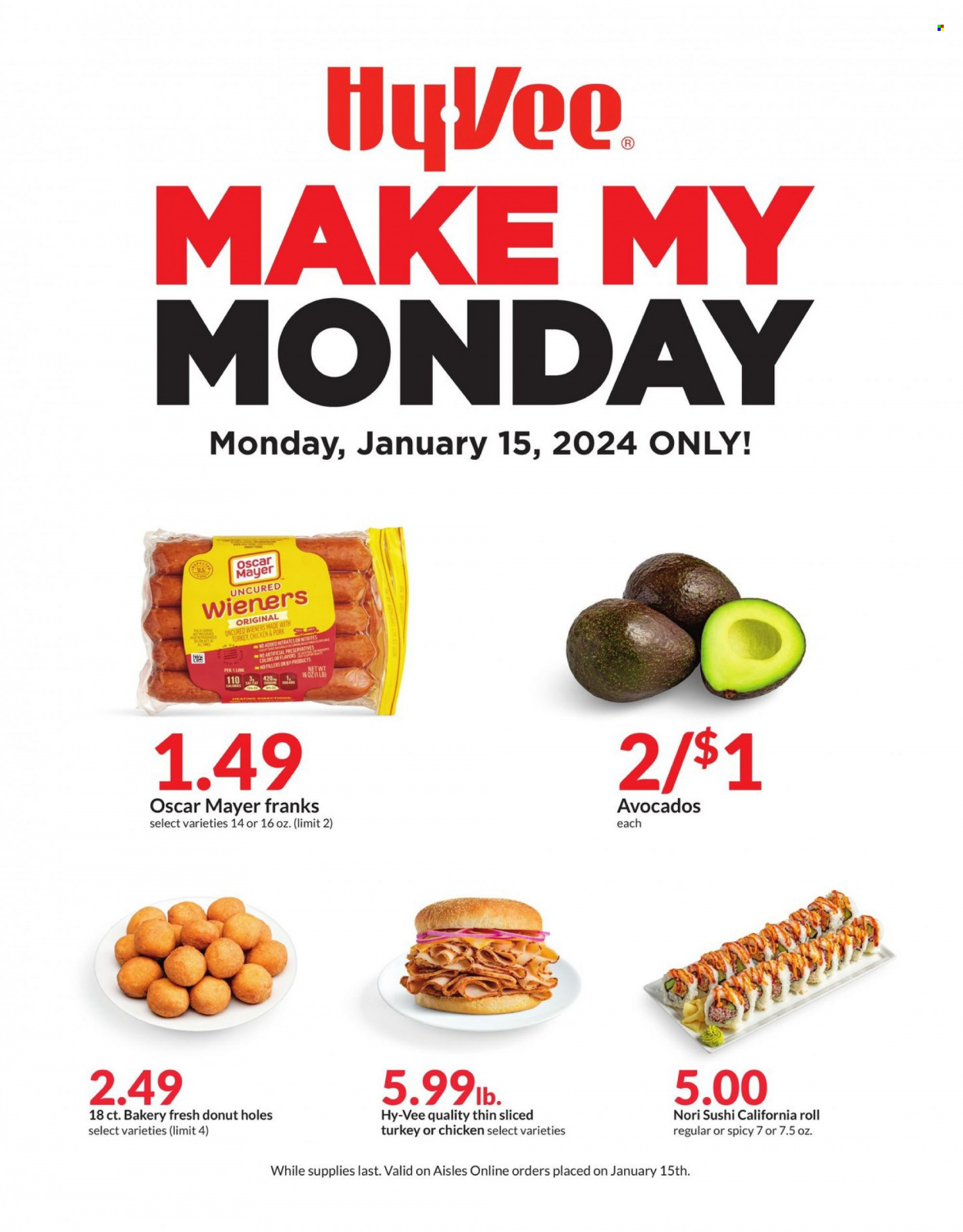 Hy-Vee ad - 01/15/2024 - 01/15/2024. Page 1