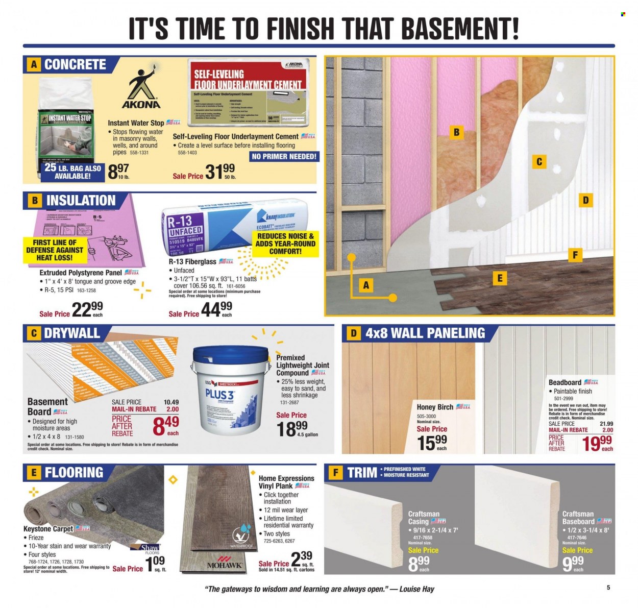 Menards ad - 01/15/2024 - 01/21/2024. Page 7