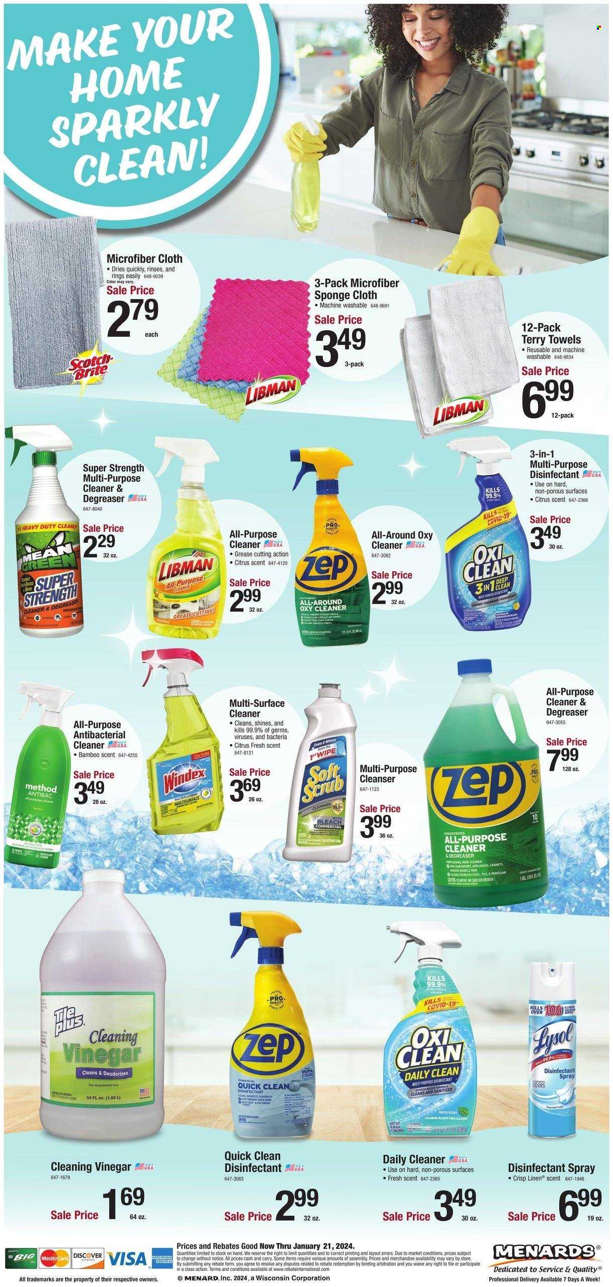 Menards ad - 01/15/2024 - 01/21/2024. Page 2