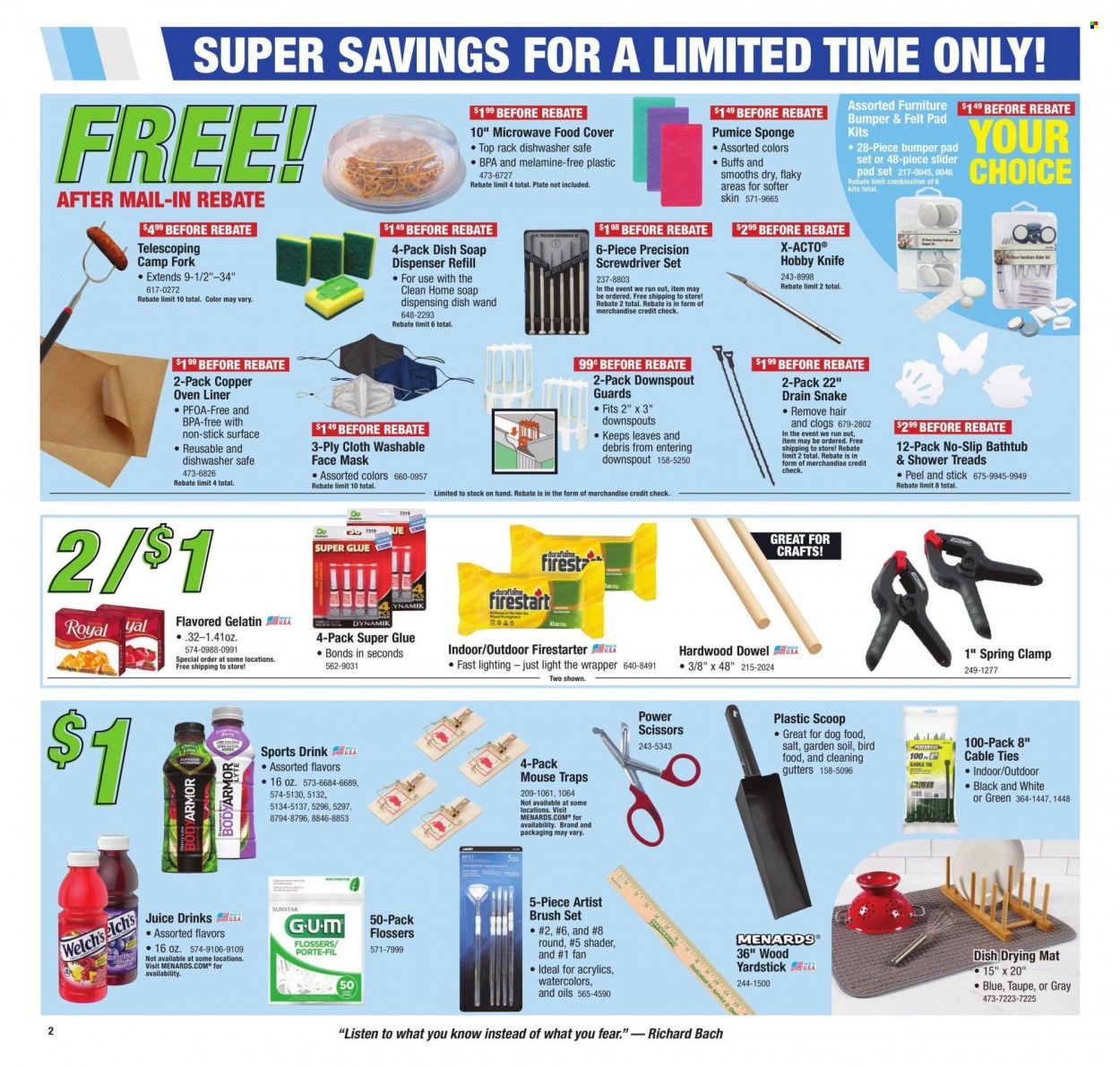 Menards ad - 01/18/2024 - 01/28/2024. Page 2