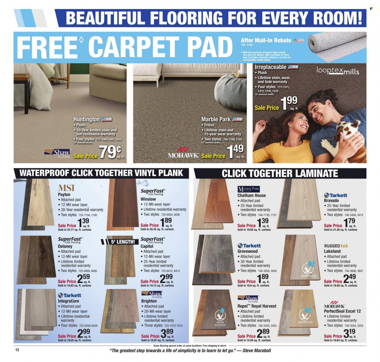 Menards ad - 01/18/2024 - 01/28/2024. Page 18