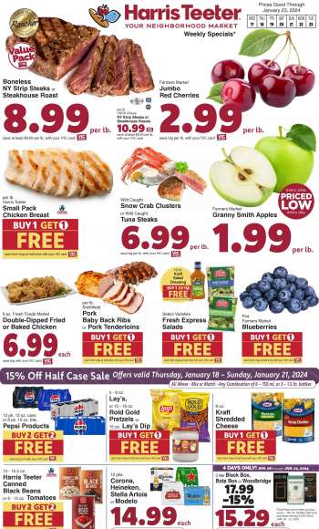 Harris Teeter Flyer - 01/17/2024 - 01/23/2024.