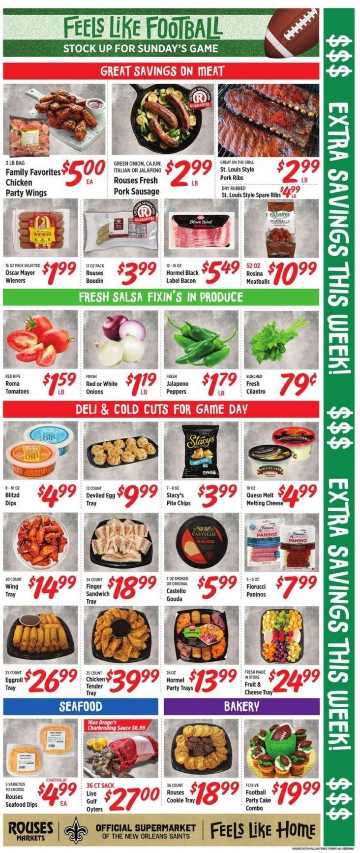 Rouses Markets ad - 01/17/2024 - 01/24/2024. Page 4