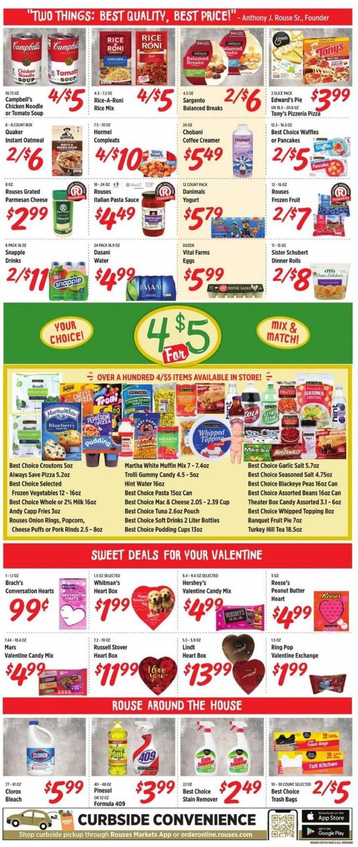 Rouses Markets ad - 01/17/2024 - 01/24/2024. Page 6