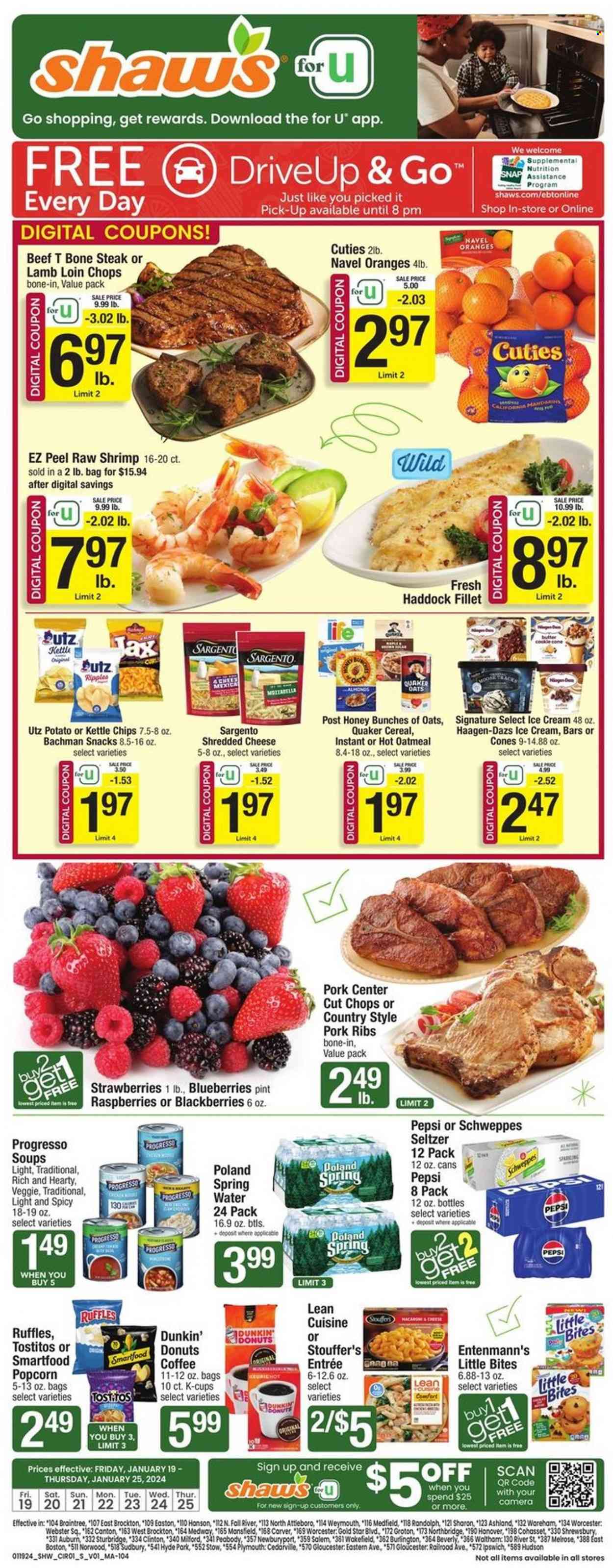 Shaw’s ad - 01/19/2024 - 01/25/2024. Page 1