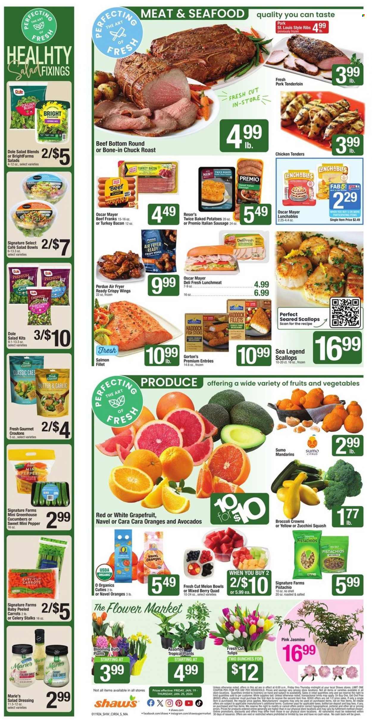Shaw’s ad - 01/19/2024 - 01/25/2024. Page 4