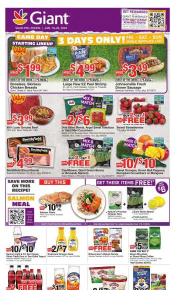 Giant Food Flyer - 01/19/2024 - 01/25/2024.
