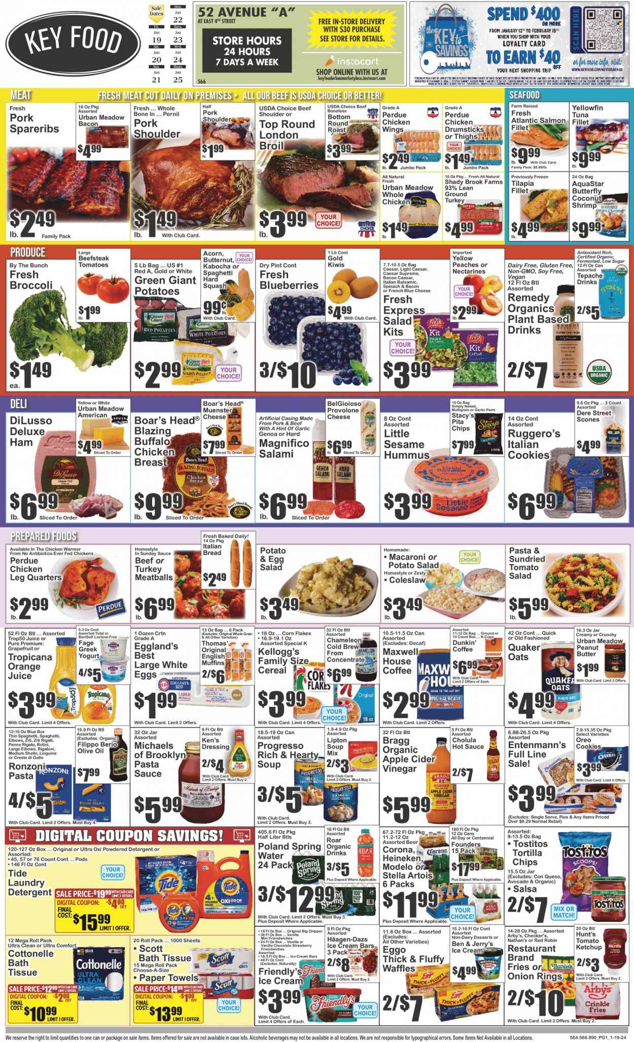Key Food ad - 01/19/2024 - 01/25/2024. Page 1
