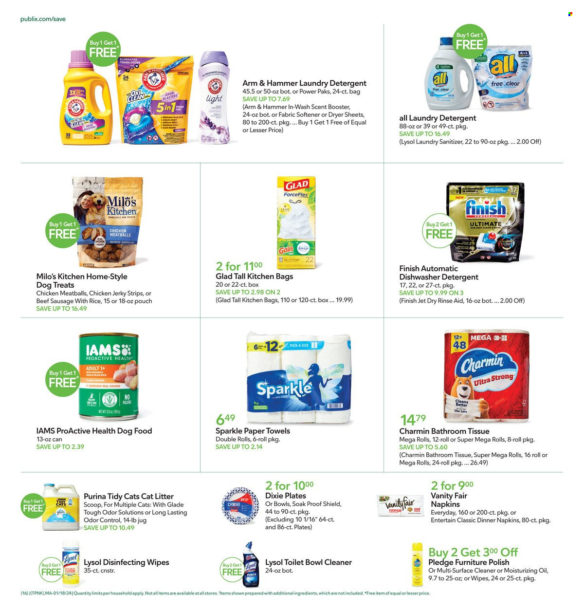 Publix ad - 01/18/2024 - 01/24/2024. Page 16