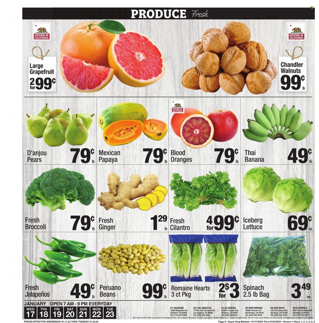 Super King Markets ad - 01/17/2024 - 01/23/2024. Page 8