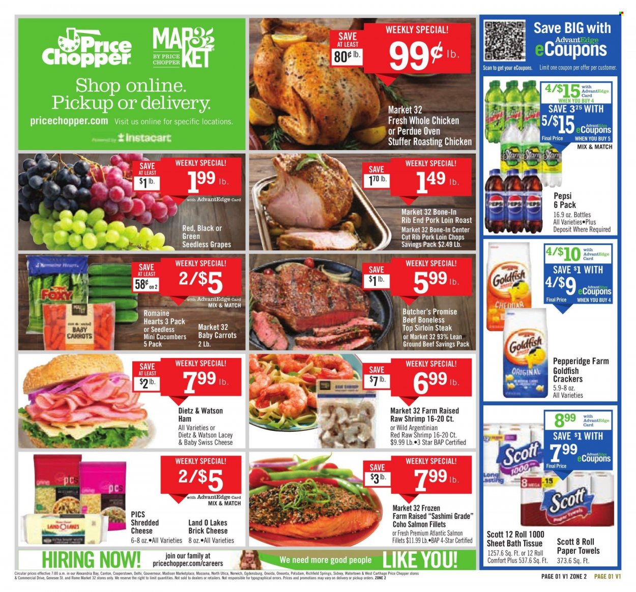 Price Chopper ad - 01/21/2024 - 01/27/2024. Page 1