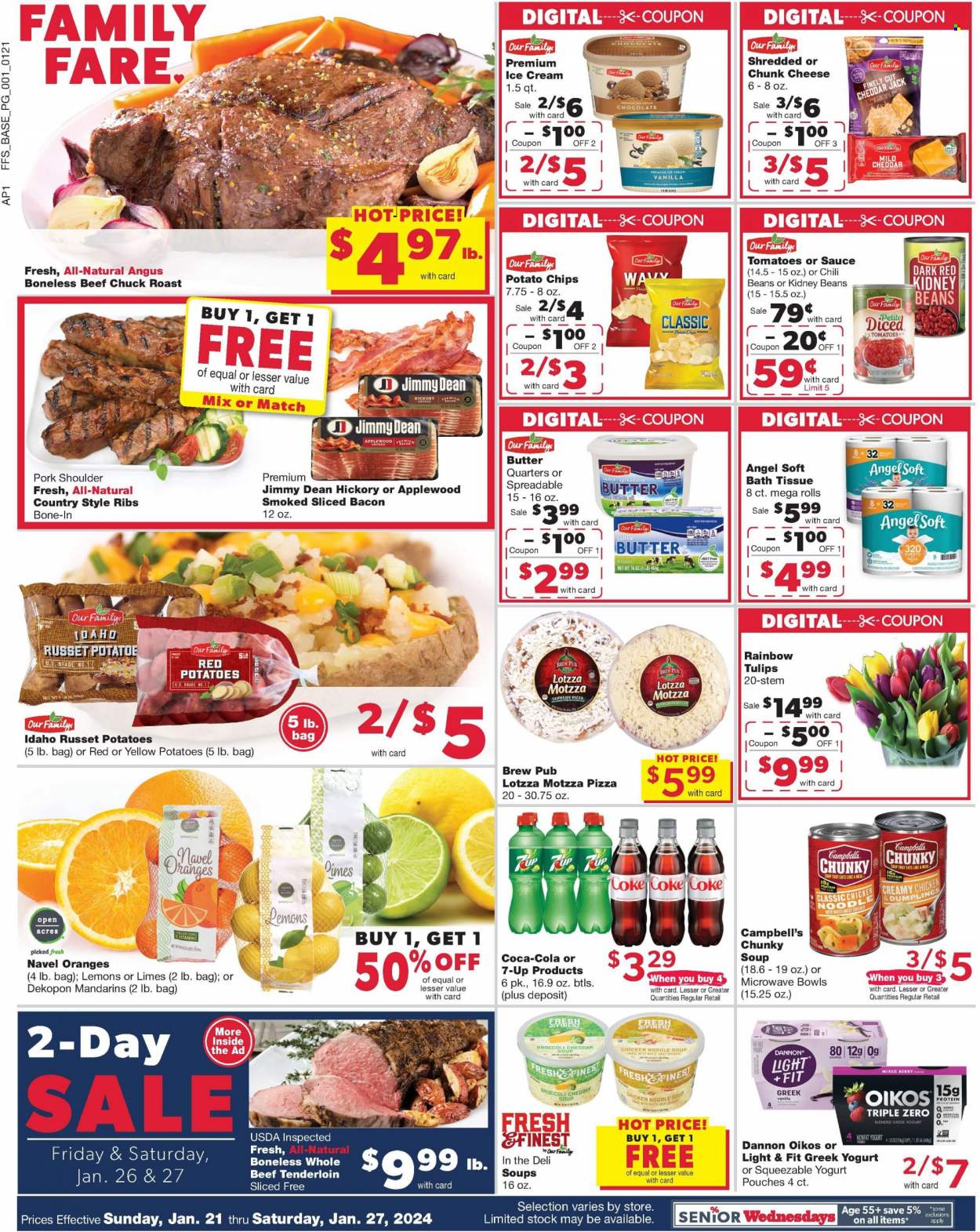 Family Fare ad - 01/21/2024 - 01/27/2024. Page 1